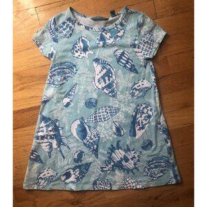 Tori Richard Size 4/5 Blue Shell Dress